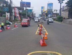 Kebijakan One Way Arah Jakarta di Jl Raya Puncak Bogor Bikin ‘Trafik Mania