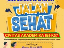 IBI Kosgoro 1957 Merayakan Dies Natalis ke-12 dengan Gerak Jalan Sehat di Setu Babakan