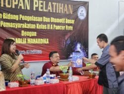 Lapas Pancur Batu Tutup Pelatihan Kemandirian, WBP Terima Sertifikat