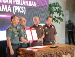 Penandatanganan Perjanjian Kerja Sama antara Kejaksaan Agung dan Pusat Polisi Militer TNI, Memperkuat Penegakan Hukum di Indonesia