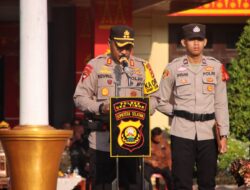 Polres OKU Timur Gelar Apel Gelar Pasukan Untuk Amankan Pilkada Serentak 2024