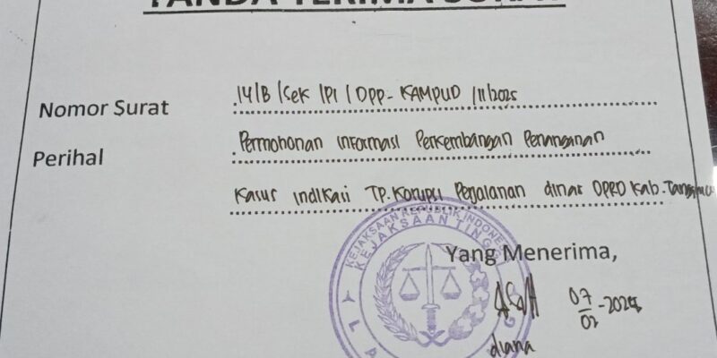 DPP KAMPUD Kawal Ketat Kasus Tipikor DPRD Tanggamus