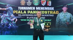 Danpasmar 1 Borong Prestasi di Kejuaraan Menembak Piala Pangkostrad 2025