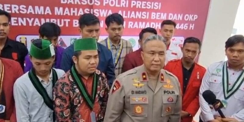 Sambut Ramadhan 1446 H, Polda Jambi Gandeng Mahasiswa dan OKP dalam Baksos Polri Presisi